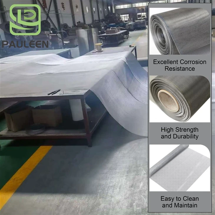 304 Stainless Steel Wire Woven Mesh factory